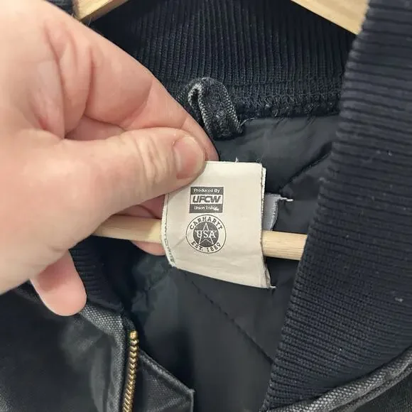 Vintage Carhartt Quilted Canvas Artic Vest “Onyx” V02 ONX - Picture 9 of 9